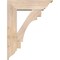 Ekena Millwork Merced Traditional Smooth Bracket w/ Offset Brace, Douglas Fir, 7 1/2"W x 26"D x 34"H BKT0806X26X34MRC01SDF - alternate 2